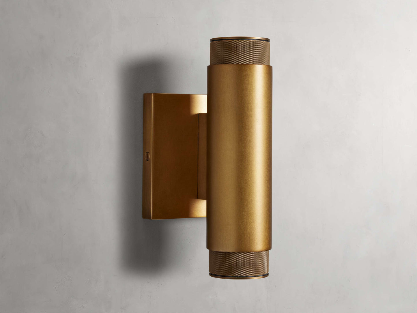 Spotlight Outdoor Sconce in Brass